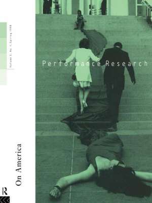 Performance Research: On America de Ric Allsopp