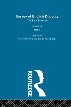 Survey Eng Dialects Vol3 Prt2 de Michael V. Barry