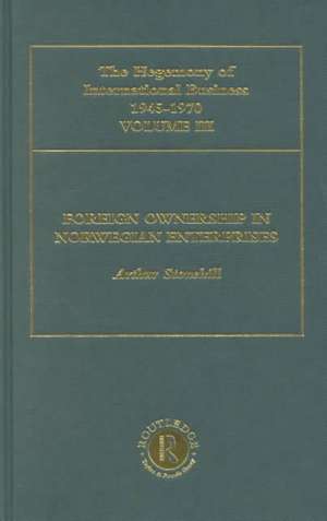 Foreign Ownership Norwegn Ent de Arthur Stonehill