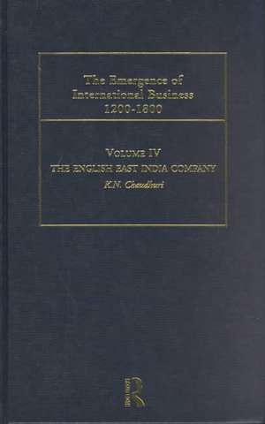 English East India Company V4 de K. N. Chaudhuri