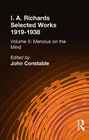 Mencius On The Mind: Experiments in Multiple Definition de John Constable