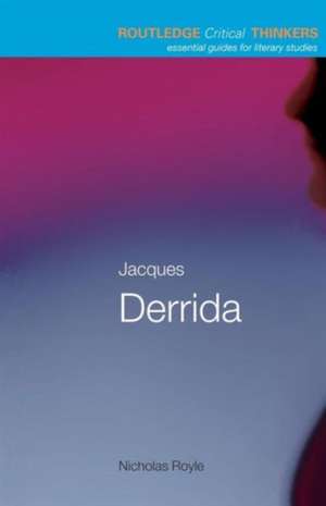 Jacques Derrida de Nicholas Royle