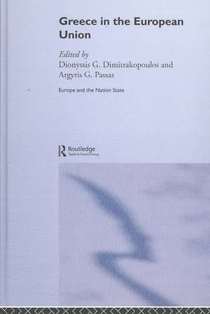 Greece in the European Union de Dionyssis G. Dimitrakopoulos