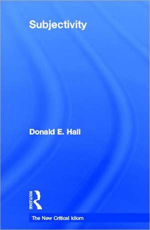 Subjectivity de Donald Hall