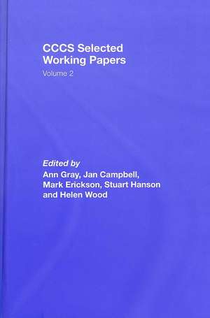 CCCS Selected Working Papers: Volume 2 de Ann Gray