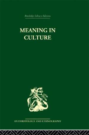 Meaning in Culture de F. Allan Hanson