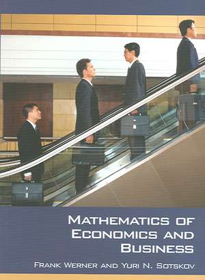 Mathematics of Economics and Business de Frank Werner