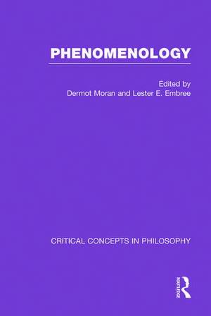 Phenomenology:Crit Con In Phil de Moran Dermot