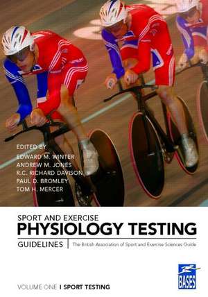 Sport and Exercise Physiology Testing Guidelines: Volume I - Sport Testing