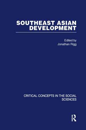 Southeast Asian Development de Jonathan Rigg