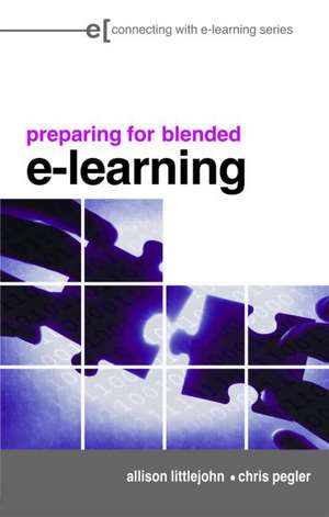 preparing for blended e-learning de Allison Littlejohn