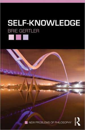 Self-Knowledge de Brie Gertler