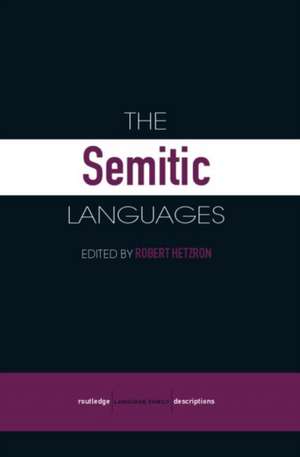 The Semitic Languages de Robert Hetzron