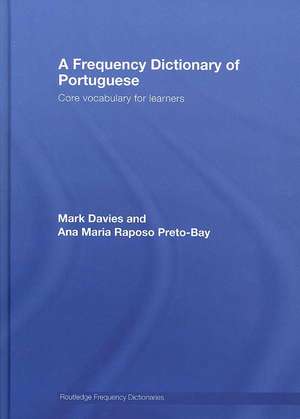 A Frequency Dictionary of Portuguese de Mark Davies