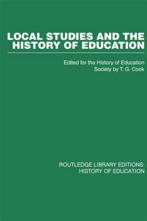 Local Studies and the History of Education de History of Education Society