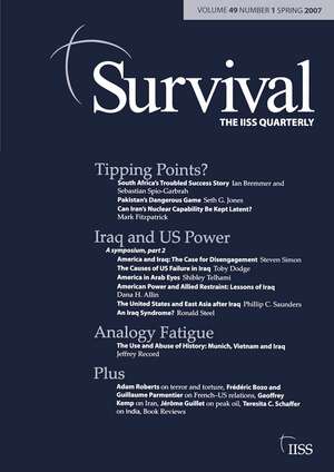 Survival 49.1: Survival 49.1, Spring 2007 de Dana Allin