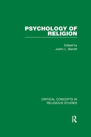 Psychology of Religion de Justin L. Barrett