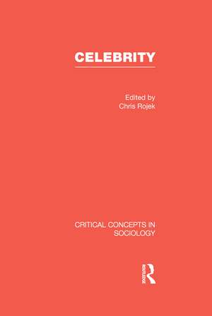 Celebrity de Chris Rojek