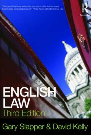 English Law de Gary Slapper