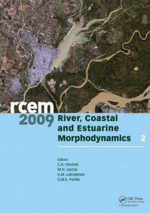 River, Coastal and Estuarine Morphodynamics. RCEM 2009, Two Volume Set de Carlos Vionnet