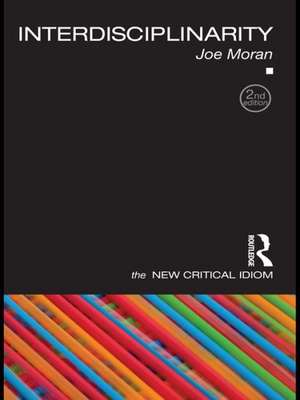 Interdisciplinarity de Joe Moran