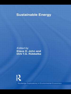 Sustainable Energy de Klaus D. John