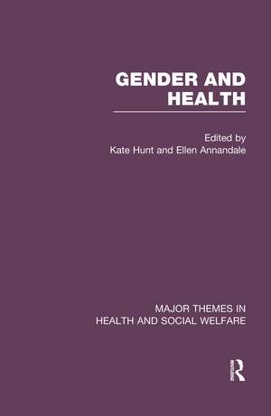 Gender and Health de Kate Hunt