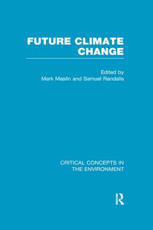 Future Climate Change de Mark Maslin