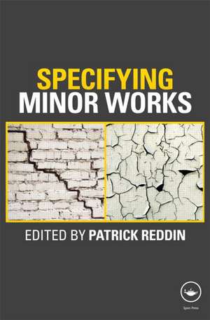 Specifying Minor Works de Patrick Reddin