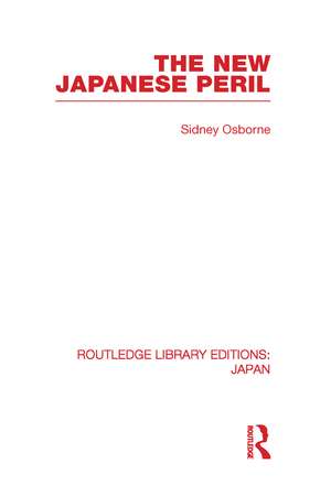 The New Japanese Peril de Sidney Osborne