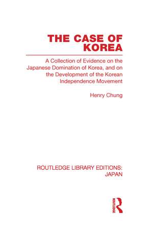 The Case of Korea de Henry Chung