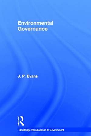 Environmental Governance de James Evans