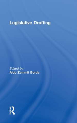 Legislative Drafting de Aldo Zammit Borda