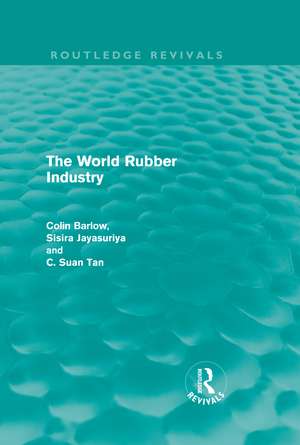 The World Rubber Industry de Colin Barlow