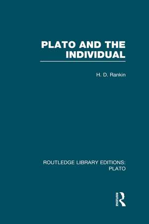 Plato and the Individual (RLE: Plato) de David Rankin