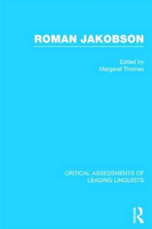 Roman Jakobson de Margaret Thomas