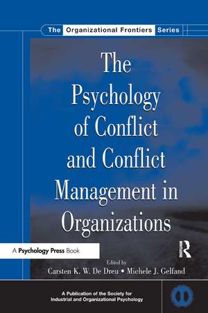 The Psychology of Conflict and Conflict Management in Organizations de Carsten K.W. De Dreu