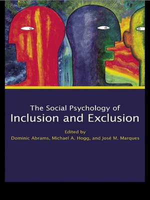 Social Psychology of Inclusion and Exclusion de Dominic Abrams