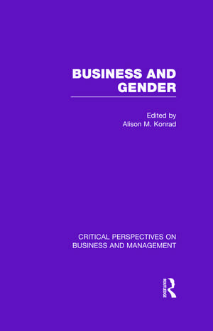 Business and Gender de Alison M. Konrad