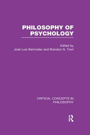 The Philosophy of Psychology de Jose Luis Bermudez