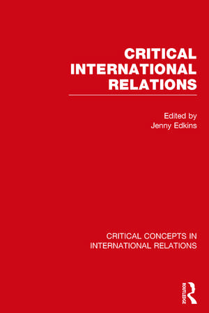 Critical International Relations de Jenny Edkins