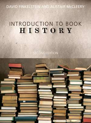 Introduction to Book History de David Finkelstein