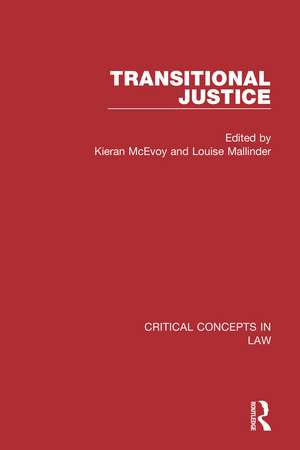 Transitional Justice de Kieran Mcevoy