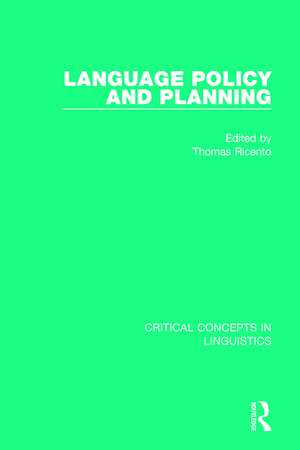 Language Policy and Planning de Thomas Ricento