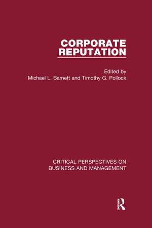 Corporate Reputation de Michael Barnett