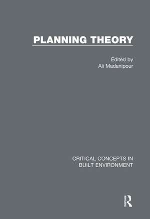 Planning Theory de Ali Madanipour