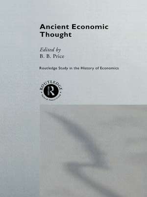 Ancient Economic Thought de Betsy Price