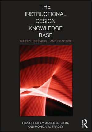 The Instructional Design Knowledge Base: Theory, Research, and Practice de Rita C. Richey