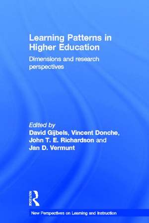 Learning Patterns in Higher Education: Dimensions and research perspectives de David Gijbels