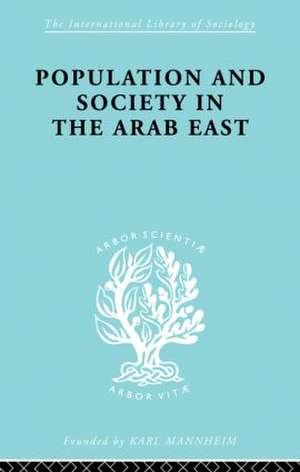 Populatn Soc Arab East Ils 68 de Gabriel Baer